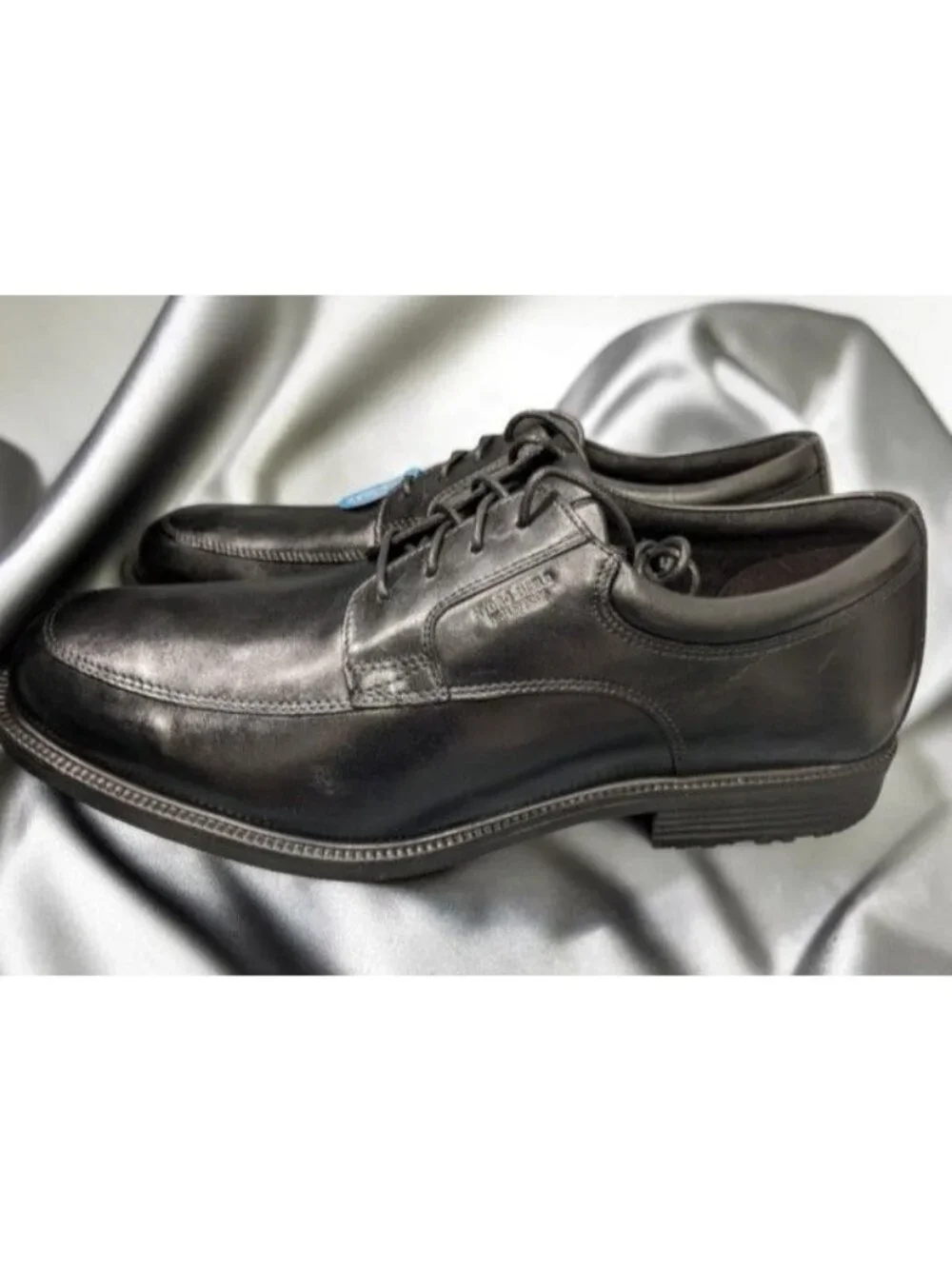 Rockport Men's Margin Oxford Black Leather Lace Up Shoes Size 10.5 NEW NO BOX